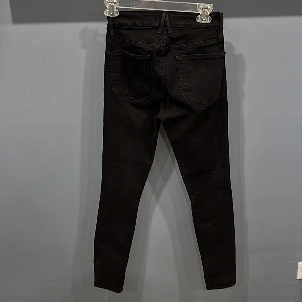 Good American Black Good Legs Skinny Jeans  Casual Denim EUC